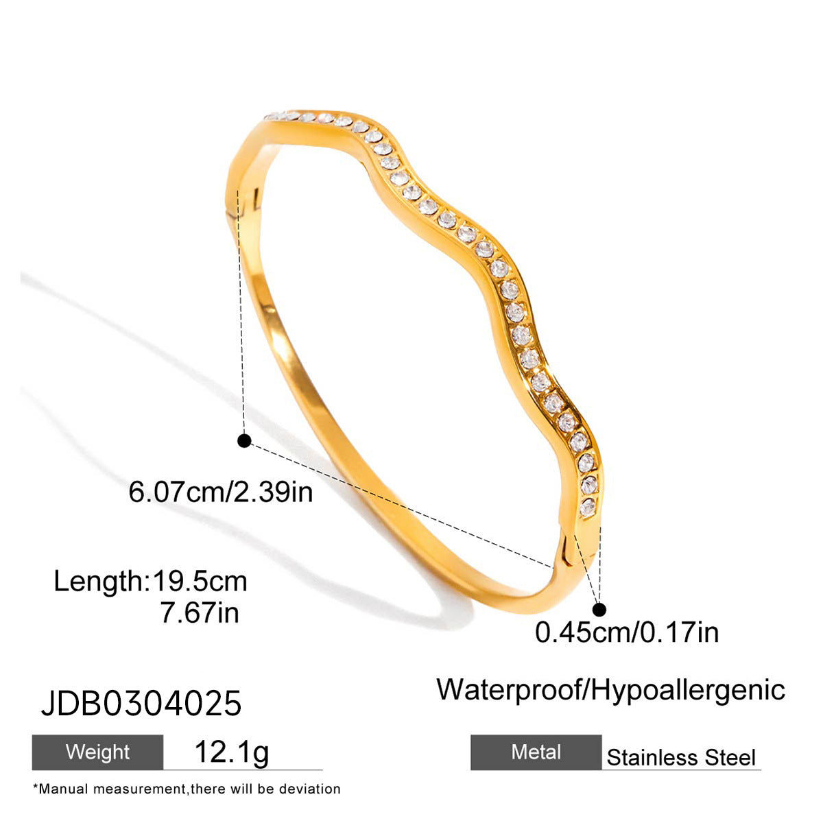Hypoallergenic Simulated Pearl Bracelet: Cubic Zirconia Embellished, Lobster Clasp